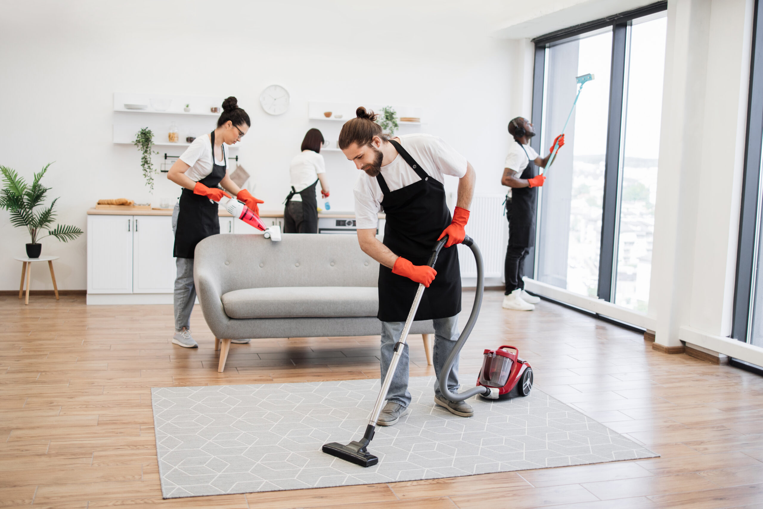 Cleaning of apartments and houses
